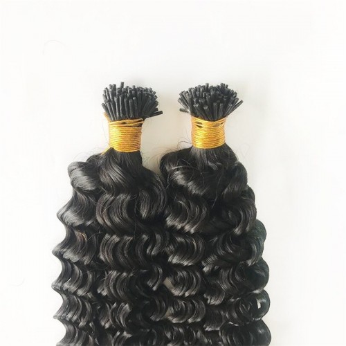 Human Hair I Tip Hair Extensions Deep Curly | Human Hair Wig | Lace Front